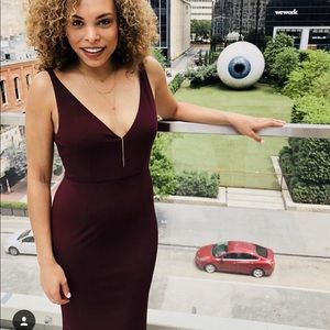 Maroon LuLu’s Formal Dress Size M